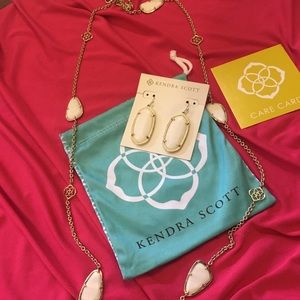 Kendra Scott earrings and necklace bundle